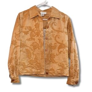 Subtle Sparkle Coldwater Creek Tan Jacket